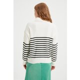 Trendyol ecru Zipper Detailed Knitwear Sweater | ePonuda.com