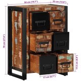 vidaXL Bivak 50x35x70 cm Masivni les obnovljen | Shoptok.si
