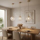 Brilagi Viseći luster na sajli STELLA 1xE27/60W/230V prečnik 18 cm bež/zlatna | Eponuda.com