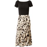 AX Paris Dolga srajca bež / čokolada / sepija / črna | Shoptok.si