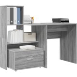 vidaXL Stol Sivi hrast sonoma 131.5 x 50 x 106.5 cm Konstruirano drvo | shoptok.hr