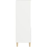  Visoka komoda bijela 40 x 36 x 110 cm od konstruiranog drva | Eponuda.ba