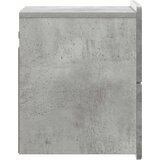  Noćni ormarić za montažu na zid Betonska siva 33 x 34,5 x 43 cm | shoptok.hr