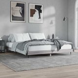  Okvir za krevet boja hrasta 200x200 cm od konstruiranog drva | shoptok.hr