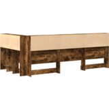 Skladiščni naslon s polico Dimljeni oreh 80 cm Konstruiran les, (5000142524) | Shoptok.si
