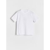 Reserved oversize bombažna majica - bela | Shoptok.si