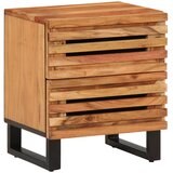 The Living Store Nočna omarica 40x34x46 cm trden akacijev les - Nočna Omarica, (21568503) | Shoptok.si