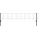 vidaXL evropska ograja set 3 siva kovina 50 x 0,4 m | Shoptok.si