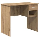 vidaXL Stol s pohranom Umjetnički hrast 90x49.5x75 cm Konstruirano drvo | shoptok.hr