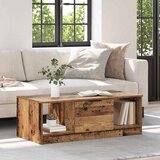 vidaXL Kava Stol Staro drvo 100 x 50 x 36 cm Konstruirano drvo Cijene