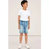 Jeans kratke hlače 13197241 Modra Regular Fit
