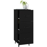  Komoda crna 34 5 x 34 x 90 cm od konstruiranog drva | shoptok.hr