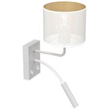  Zidna lampa LOFT SHADE 1xE27/60W+1xG9/8W/230V bela/zlatna | Eponuda.com