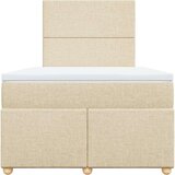  Krevet box spring s madracem krem 120 x 190 cm od tkanine | shoptok.hr