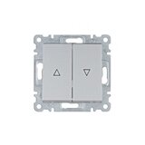 HAGER taster za žaluzine 10A 1P lumina siva WL0322 | Eponuda.ba