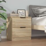  Nočna omarica 2 kosa sonoma hrast konstruiran les, (20731011) | Shoptok.si