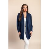 Fenzy Plus Size Kardigan Dugih Rukava, Tamnoplave Boje | shoptok.hr