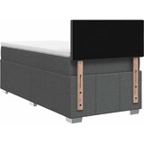  Boxspring krevet s madracem Tamnosiva 90 x 190 cm Tkanina | shoptok.hr