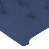  LED uzglavlje plavo 183 x 16 x 118/128 cm od tkanine | shoptok.hr