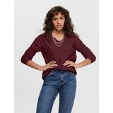 Only Pulover 'ONLCamilla' vinsko rdeča | Shoptok.si