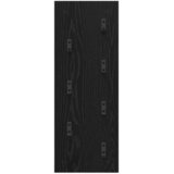  Vješalica za kapute na zidu Zidne Crni hrast 30 x 1,5 x 80 cm | Eponuda.com
