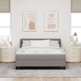 Box Posteljni okvir s vzmetnico v taupe barvi, 140x190 cm, tkanina, (22051483) | Shoptok.si