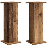  Stalak za biljke 2 pcs Staro drvo 30 5 x 30 x 80 5 cm | shoptok.hr