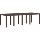 vidaXL Vrtni stol smeđi 250x100x73 cm Polipropilen, Vrtni stol smeđi 100x100x73 cm Polipropilen, Vrtni stol smeđi 150x100x73 cm Polipropilen | shoptok.hr