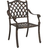  Vrtna stolica 2 pcs Bronzana 56 x 55 x 92.5cm Aluminij | shoptok.hr