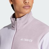 Adidas Tehnička flis jakna sivkasto ljubičasta (mauve) / pastelno ljubičasta / bijela | shoptok.hr