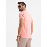 Ombre Cotton pique knit polo shirt - pink | shoptok.hr