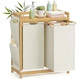 laundry basket black 2 /1 100L