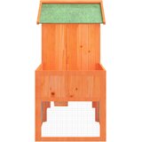  Kavez za zečeve smeđi 170 x 63 x 113 cm od masivne borovine | shoptok.hr