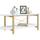  Stolić za kavu bijeli 110 x 48 x 40 cm od konstruiranog drva | shoptok.hr