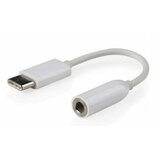 Gembird CCA-UC3.5F-01-W USB type-C plug to stereo 3.5 mm audio adapter cable kabal Cene