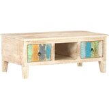 The Living Store Klubska mizica 100x55x40 cm robusten akacijev les - Klubska Mizica, (21574905) Cene