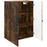  Ormar za montažu na zid Dimljeni hrast 66 x 34,5 x 90 cm | Shoptok.si