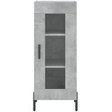  Visoka komoda siva betona 34,5x34x180 cm od konstruiranog drva | shoptok.hr