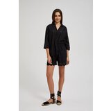 Moodo Women's Linen Shorts - Black Cene