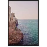  Slika - Turquoise Coast (1 Part) Vertical 80x120 U crnom drvenom okviru | shoptok.hr
