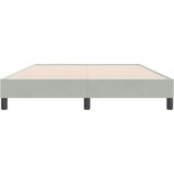 vidaXL Okvir kreveta bez madraca svijetlo sivi 160x220 cm baršun | shoptok.hr