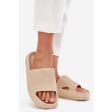 Boto Women's Platform Sandals With Cutout Beige Ameira | shoptok.hr