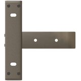  Noge za konzolni stol T-oblika 2 kom Crne 25x28x(72-73) cm Čelik | shoptok.hr