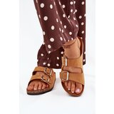 Boto Women's Cork Platform Sandals With Buckles Camel Livara | Shoptok.si
