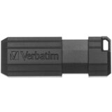 Verbatim PinStripe 128GB, USB 2.0, 10/4MB/sec pendrive, črn | Shoptok.si