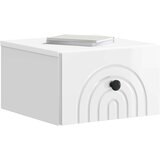  Noćni ormarić za montažu na zid 2 pcs Bijela visokog sjaja | Eponuda.com