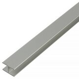 KANTOFLEX H-profil (Do x Š x V: 2.000 x 30 x 19,5 mm, Debelina: 1,8 mm, Aluminij, Eloksirani, Srebrne barve) | Shoptok.si