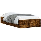  Okvir kreveta s ladicama boja hrasta 100x200 cm | shoptok.hr