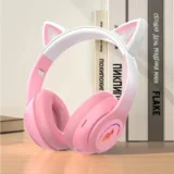 Slušalice za djecu bluetooth cat AS-WH15 pink