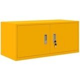 vidaXL Omarica za shranjevanje Gorčična rumena 90 x 40 x 40 cm Jeklo, (5000152840) | Shoptok.si